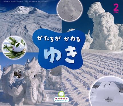 ビッグサイエンス２月号『かたちが かわる ゆき』