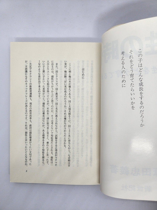 個性の時代　可能性をどう育てるか　画像2